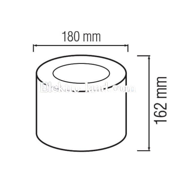 Накладной светильник LED 15W HOROZ SANDRA-15/XL 4200K